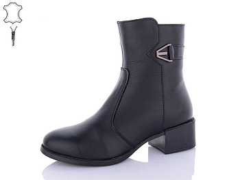 Ботинки Qq Shoes 202 black в магазине Фонтан Обуви