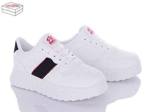 Кроссовки Wei Wei SS62 white-black в магазине Фонтан Обуви