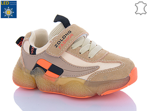 Кроссовки Comfort-Baby 199-70 бежевий LED (26-30) в магазине Фонтан Обуви