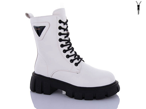 Ботинки Qq Shoes 5233 white в магазине Фонтан Обуви