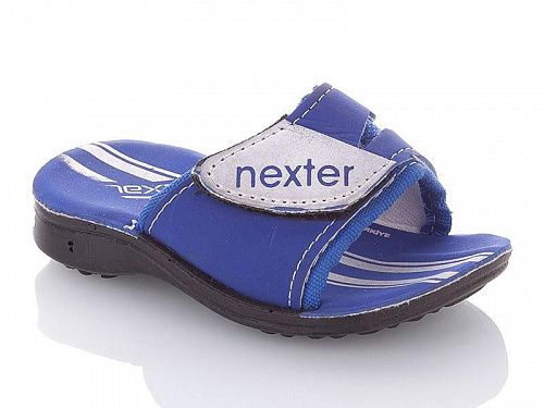 Шлепанцы Nexter H07 blue-blue в магазине Фонтан Обуви