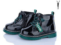 Ботинки Clibee ABC(P)708 black-green флис в магазине Фонтан Обуви