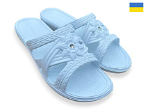 Шлепанцы Rai Shoes Камінь 1 білий в магазине Фонтан Обуви