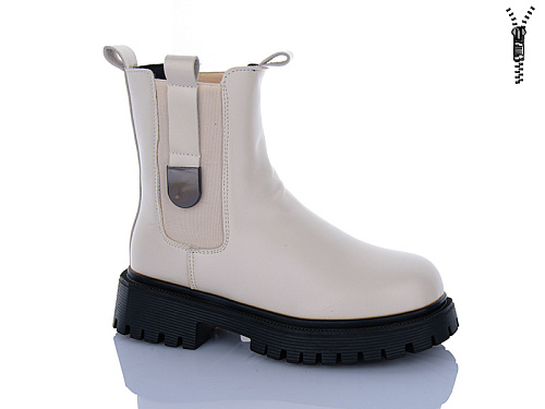 Ботинки Qq Панда 5271 beige в магазине Фонтан Обуви