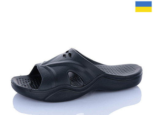 Шлепанцы Progress 21 чорний в магазине Фонтан Обуви