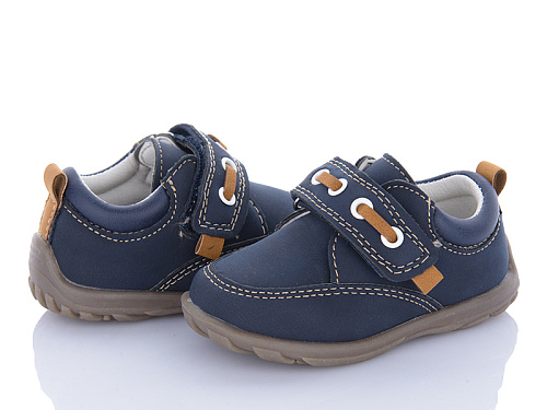 Туфли Apawwa A19 navy-brown в магазине Фонтан Обуви