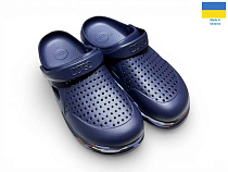 Кроксы Rai Shoes 521 синій в магазине Фонтан Обуви