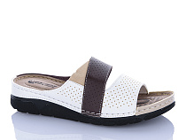 Шлепанцы Sali One 203-43 т.коричневий в магазине Фонтан Обуви