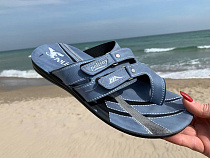 Шлепанцы Gurkem MSPolisoy L blue в магазине Фонтан Обуви