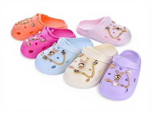 Кроксы M&L Alex13 351-14 mix в магазине Фонтан Обуви