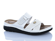Шлепанцы Sali One 203-52 білий в магазине Фонтан Обуви