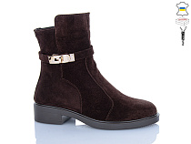 Ботинки Sali 81 шоколад з кор-п.зима в магазине Фонтан Обуви