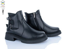 Ботинки Mona Liza 124 чорний шк. в магазине Фонтан Обуви