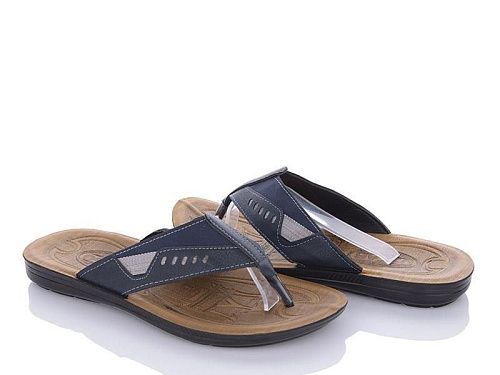 Шлепанцы Oskar 6-B5012E blue в магазине Фонтан Обуви