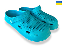Кроксы Rai Shoes Сабо 8 бірюзовий в магазине Фонтан Обуви