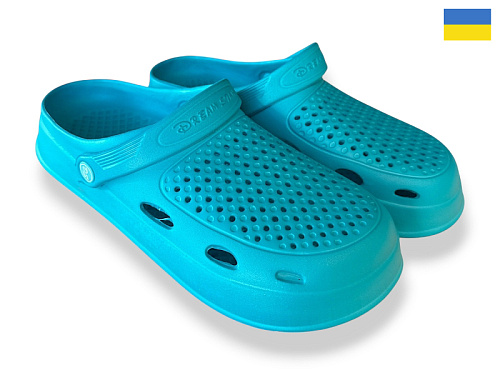 Кроксы Rai Shoes Сабо 8 бірюзовий в магазине Фонтан Обуви