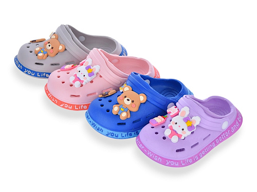 Кроксы Elmob KR31A mix в магазине Фонтан Обуви