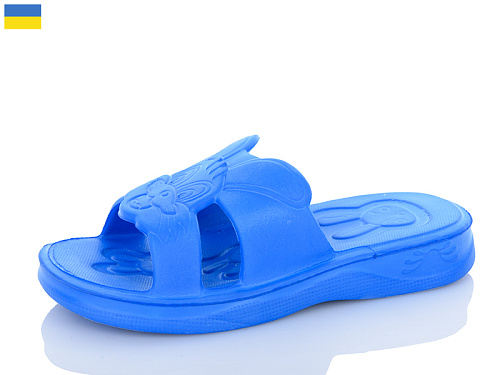 Шлепанцы Sanlin2 Зайчик синій в магазине Фонтан Обуви