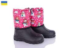 Сапоги Demur СПП Сніговик рожевий-2025 в магазине Фонтан Обуви