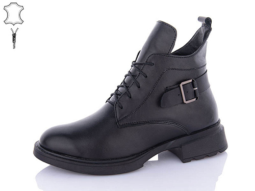 Ботинки Qq Shoes 915-1 black в магазине Фонтан Обуви