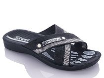 Шлепанцы Demur TRK STL black-grey в магазине Фонтан Обуви