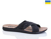 Шлепанцы Gurkem MD2026-Kot 45 чорний в магазине Фонтан Обуви