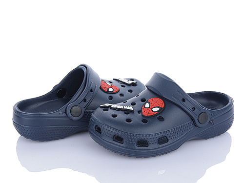 Кроксы Babyshop 606 navy в магазине Фонтан Обуви