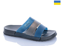 Шлепанцы Progress Payas M сір-синій в магазине Фонтан Обуви