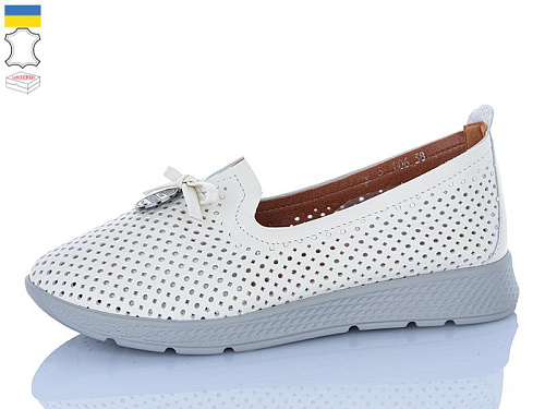 Туфли Sali 006-39 бежевий сір-п. в магазине Фонтан Обуви