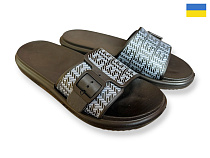 Шлепанцы Rai Shoes DS842 чорний в магазине Фонтан Обуви
