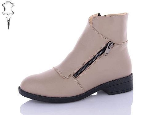 Ботинки Qq Shoes 922 beige в магазине Фонтан Обуви