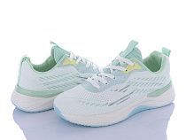 Кроссовки Violeta 149-58 white-green в магазине Фонтан Обуви