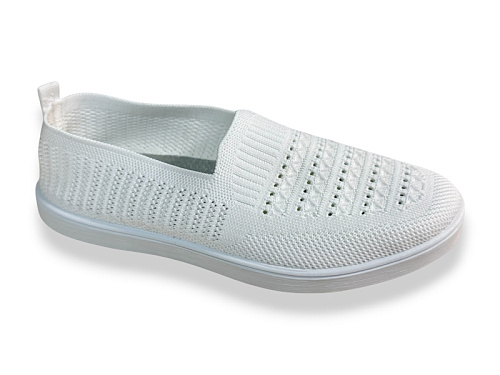 Слипоны Rai Shoes F06-008 білий в магазине Фонтан Обуви