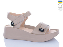 Босоножки Sali 701 бежевий біл-п в магазине Фонтан Обуви