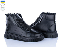 Ботинки Viscala 27405-1-1 чорний шкіра в магазине Фонтан Обуви