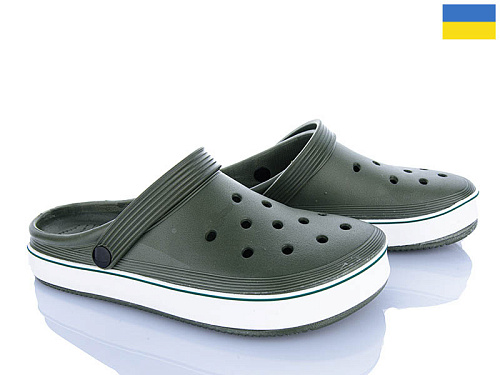 Кроксы Roks 1005 хакі в магазине Фонтан Обуви