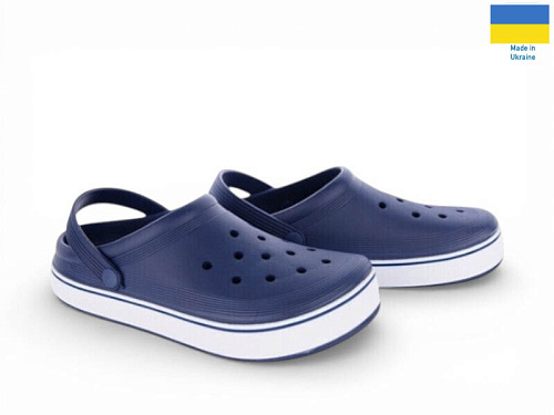 Кроксы Rai Shoes 523 синій в магазине Фонтан Обуви