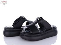 Шлепанцы Ailaifa 8010 all black в магазине Фонтан Обуви