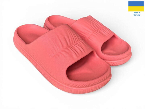 Шлепанцы Rai Shoes С101 кораловий в магазине Фонтан Обуви