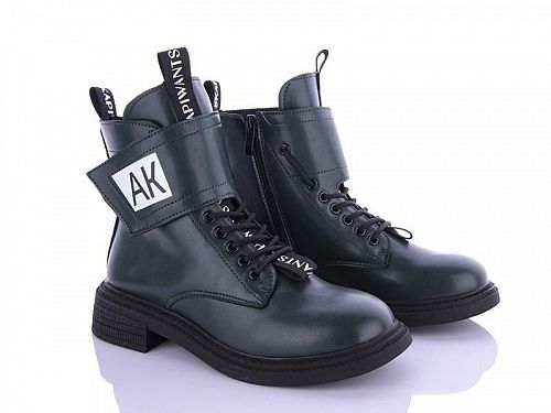 Ботинки Violeta 197-53 green в магазине Фонтан Обуви