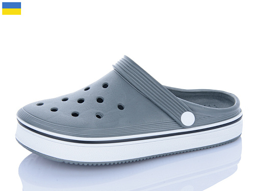 Кроксы M&L Alex13 ML4001 сірий в магазине Фонтан Обуви