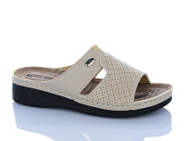 Шлепанцы Sali One 209-04 св.бежевий в магазине Фонтан Обуви