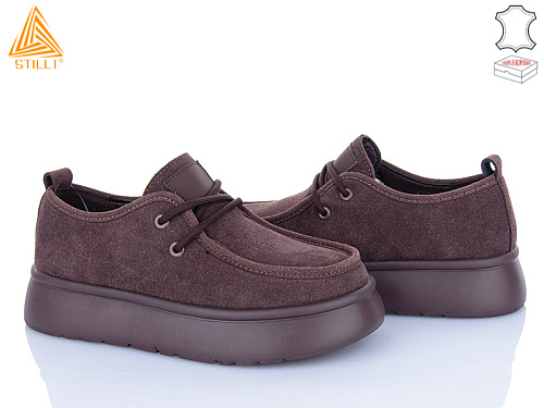 Туфли Stilli Group E2520-3 замш піна в магазине Фонтан Обуви