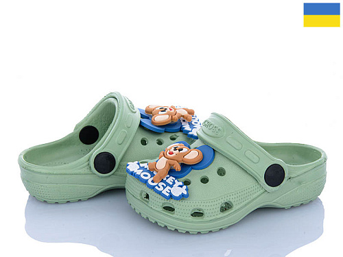 Кроксы Vladimir Cross H1-1 джибіт.крутит.оливка в магазине Фонтан Обуви