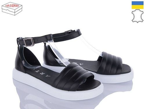 Босоножки Arto 517 черный-к в магазине Фонтан Обуви