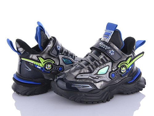 Кроссовки Big 2117-A211B black-blue в магазине Фонтан Обуви