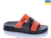 Шлепанцы Progress Payas M чор-червоний в магазине Фонтан Обуви