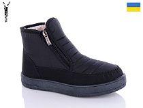 Ботинки Qq Shoes 808 black в магазине Фонтан Обуви