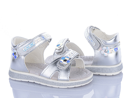 Босоножки Crossopt AB30 silver в магазине Фонтан Обуви