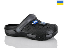 Кроксы Demur CD48 чорний-графіт в магазине Фонтан Обуви